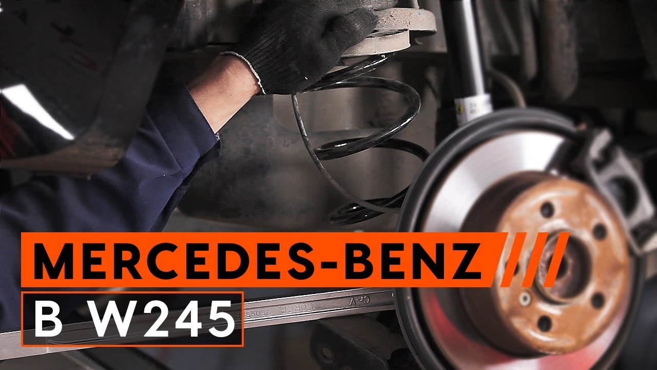 Wie MERCEDES W245 Federn hinten wechseln [AUTODOC TUTORIAL]