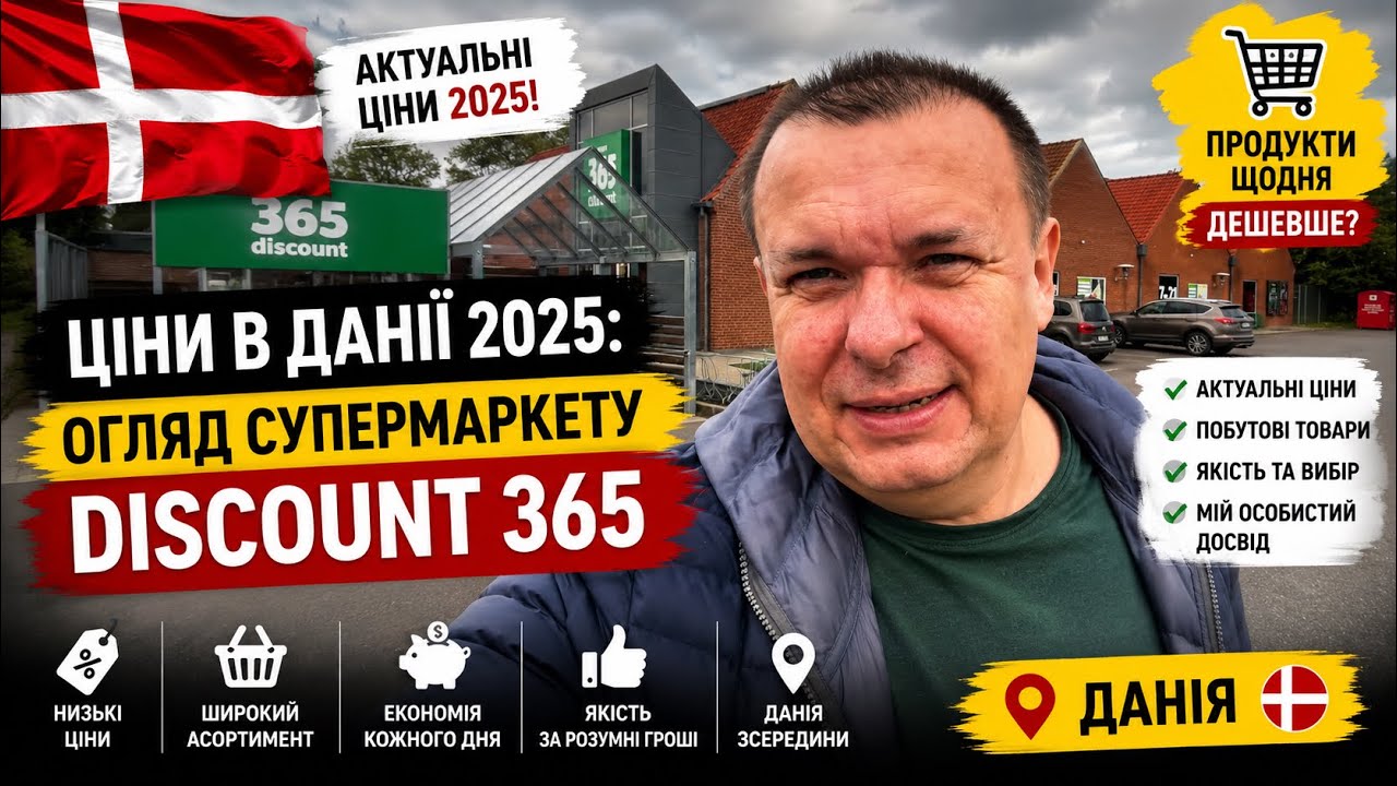 Ціни в Данії 2025: огляд супермаркету Discount 365
