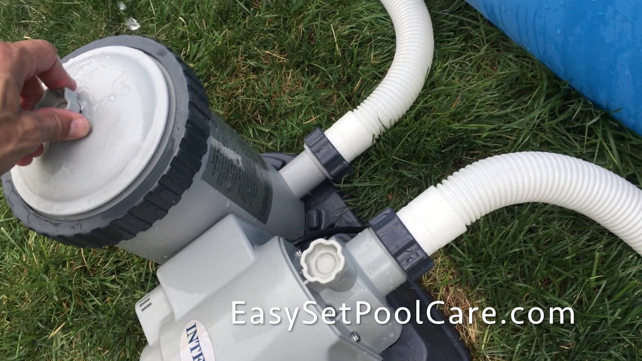 Week 3 Intex EasySet Pool Maintenance 2018 - New Chlorine Tablets/Cleaning Filter