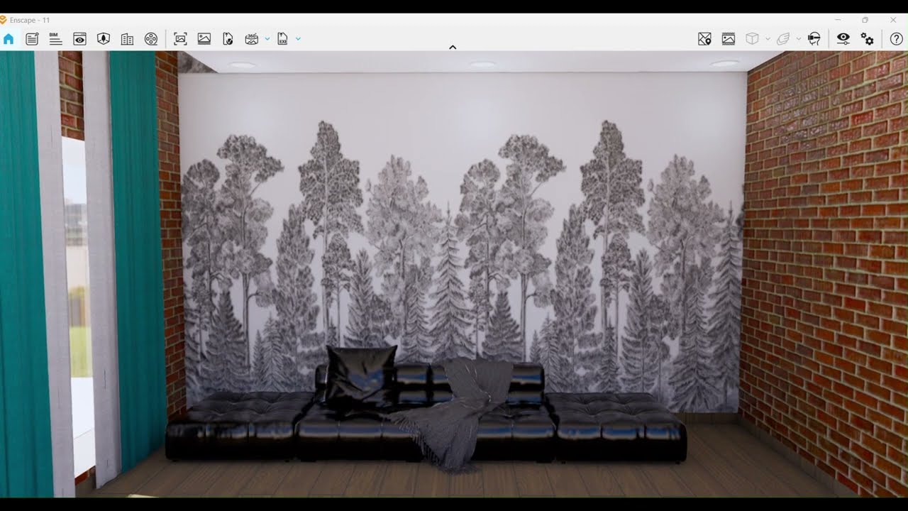 Sketchup + Enscape  interior designs - transform your room into a modern, cozy space!