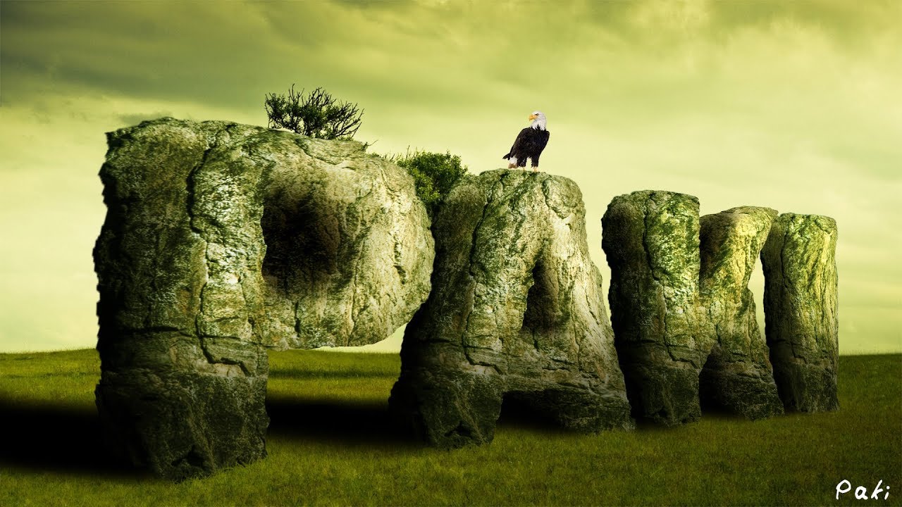 photoshop cc 3d rock text part 1