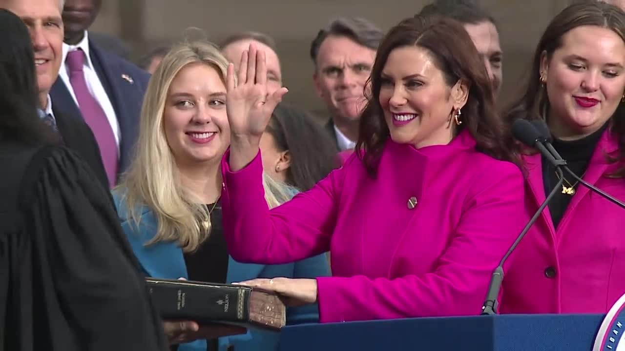 Gretchen Whitmer sworn in for second term as Michigan governor