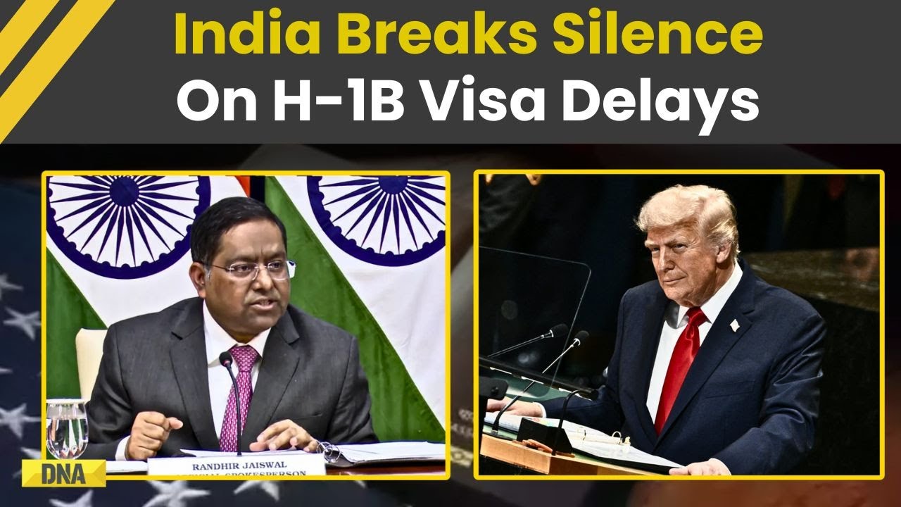 H1B Visa News: India Raises Concern With US As H-1B Visa Delays Cause Hardships | Trump News