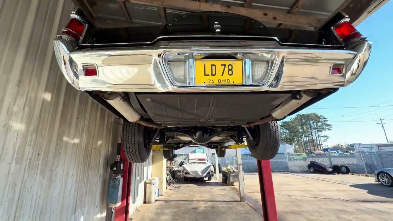 Ходовая часть Lincoln Continental Mark III 1971 года! Оригинальный пробег 16 000 миль! Невероятно...
