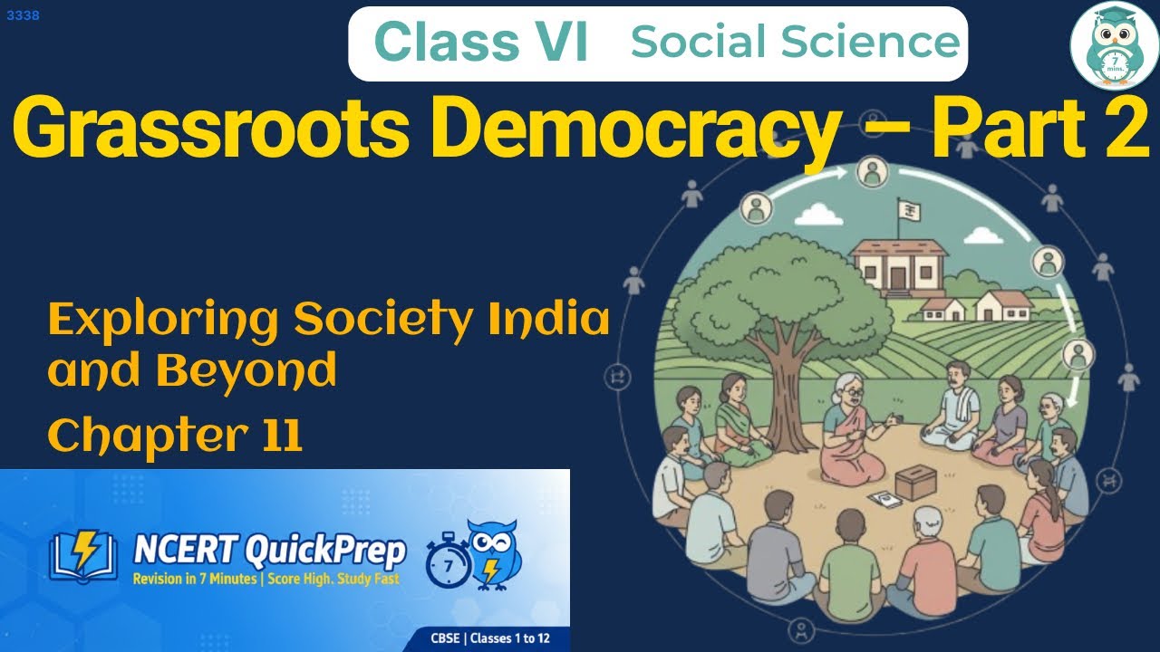 Grassroots Democracy &ndash; Part 2 Local Government in Rural Areas | Class 6 Social Science Chapter 11