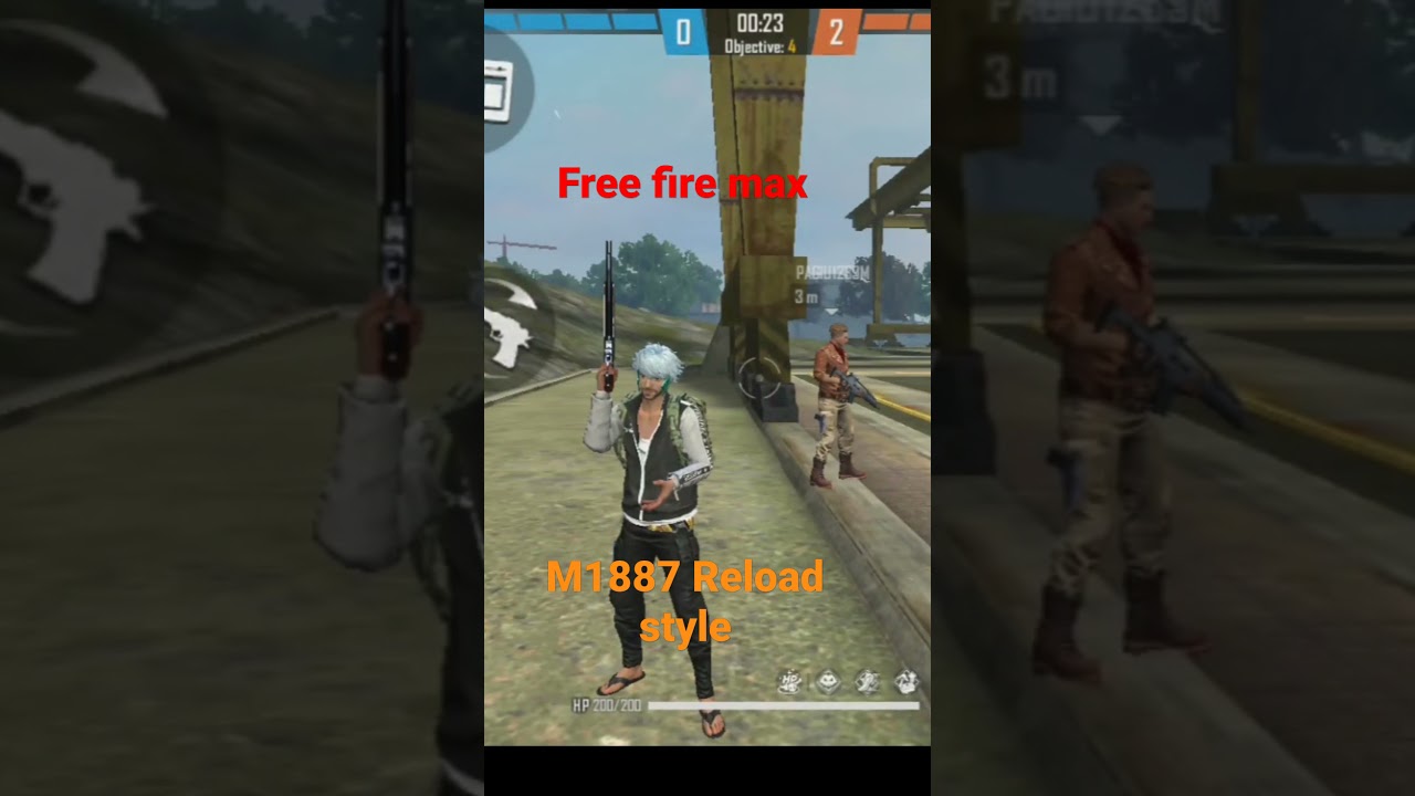 Free fire MAX M1887 reload style