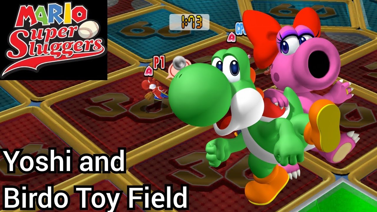 Yoshi and Birdo in Toy Field and Minigame Madness | Mario Super Sluggers #83