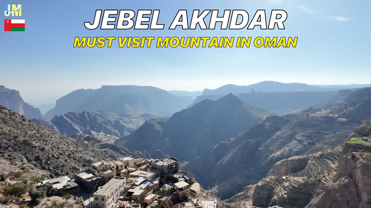 [4K] Exploring Jebel Akhdar: Oman’s Green Mountain Adventure 🌄