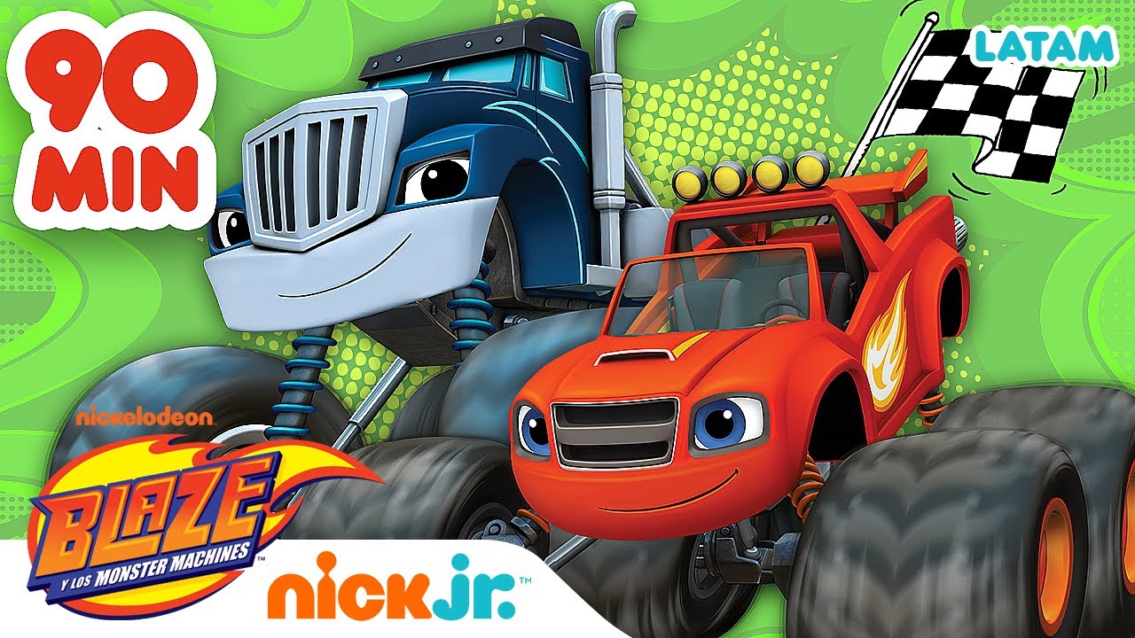 ¡90 MINUTOS de carreras increíbles!  | Blaze y los Monster Machines