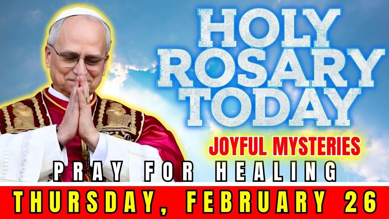 HOLY ROSARY TODAY ❤️ THURSDAY, FEBRUARY 26, 2026 🌹 LUMINOUS MYSTERIES | PRAYER FOR ANXIOUS HEARTS