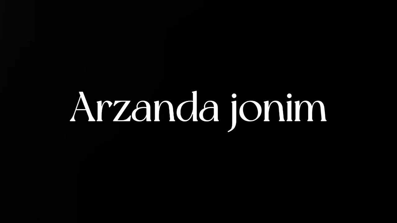 Arzanda jonim❤️‍🩹 | Karaoke (текст песни)