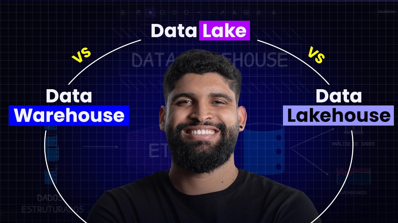 Data Lake vs Data Warehouse vs Lakehouse: pare de confundir (entenda em 12 min)