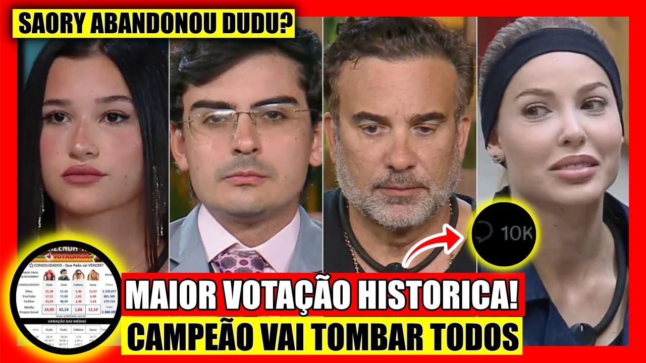 🔥 REVIRAVOLTA COM MEGA MUTIR&Atilde;O? CAMPE&Atilde;O REVELADO! VEJA QUEM SER&Aacute; CAMPE&Atilde;O, ENQUETE REVELA SURPRESA