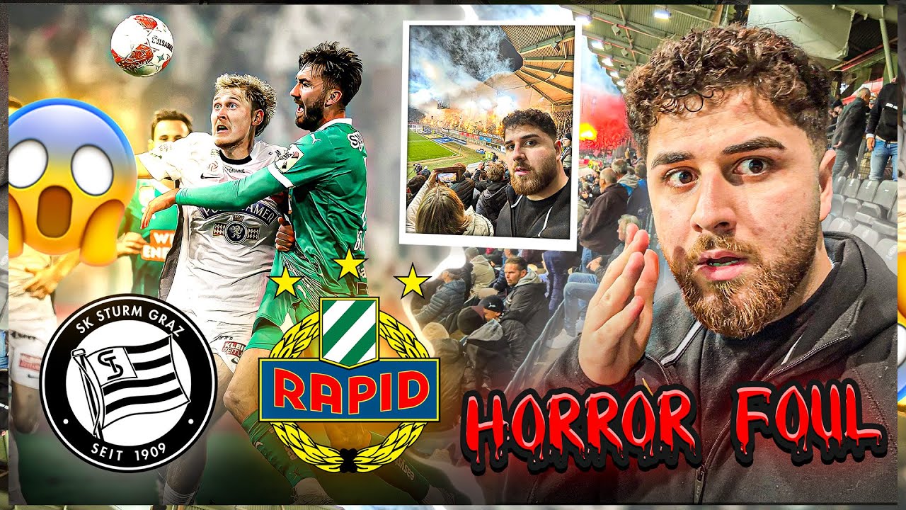 WAHNSINN STIMMUNG 😱🔥 STURM GRAZ vs RAPID WIEN STADION VLOG 🔥🔥