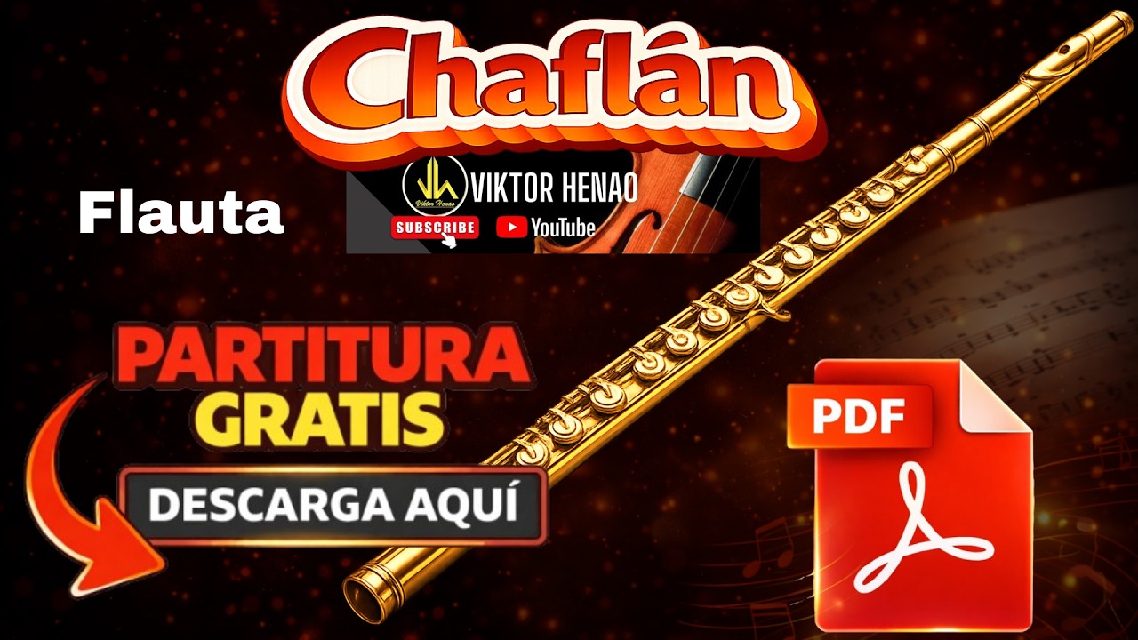 Como Tocar Chaflán en Flauta | Partitura en PDF Gratis