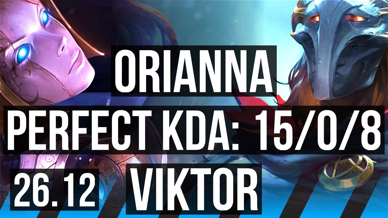 ORIANNA vs VIKTOR (MID) | Perfect KDA: 15/0/8, 39K damage | EUW Master | 26.12