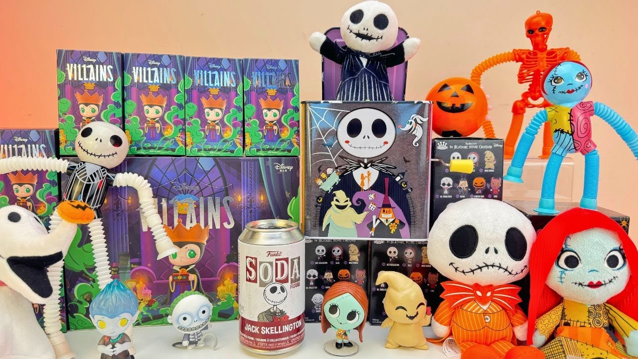 Disney Halloween Toys Review | Villains & The Nightmare Before Christmas