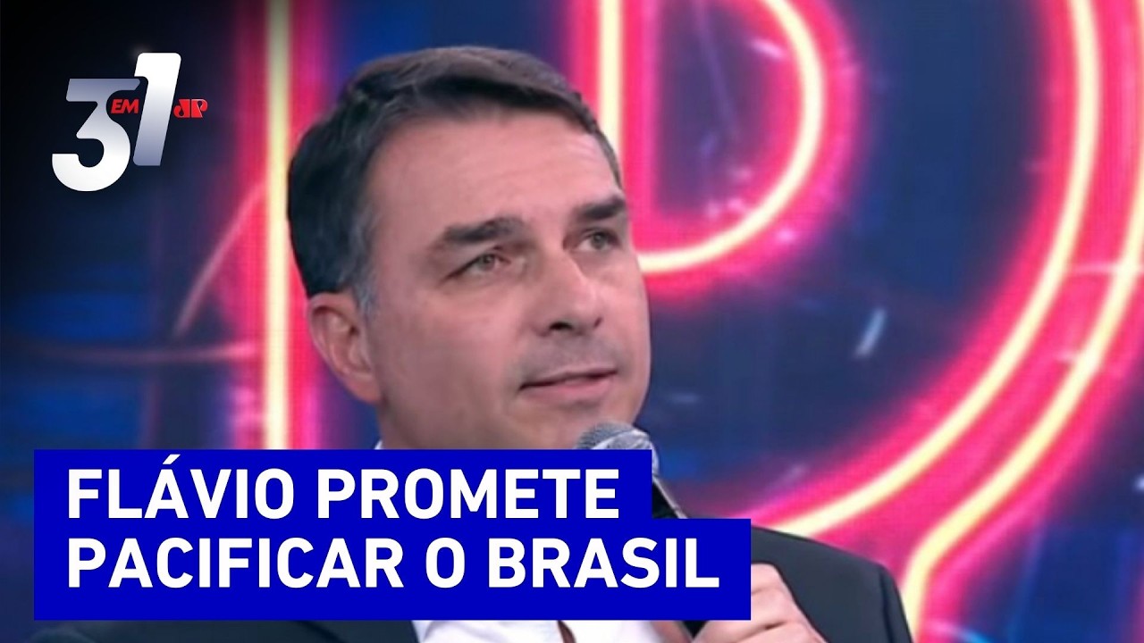 Flávio Bolsonaro diz que sua eleição “acabará com a polarização”