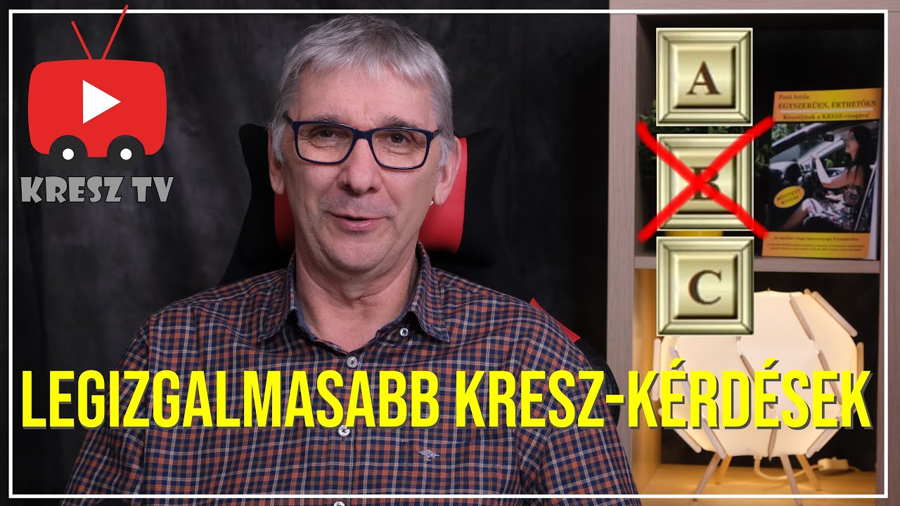 A KRESZ-TV nagy vizsgatesztje