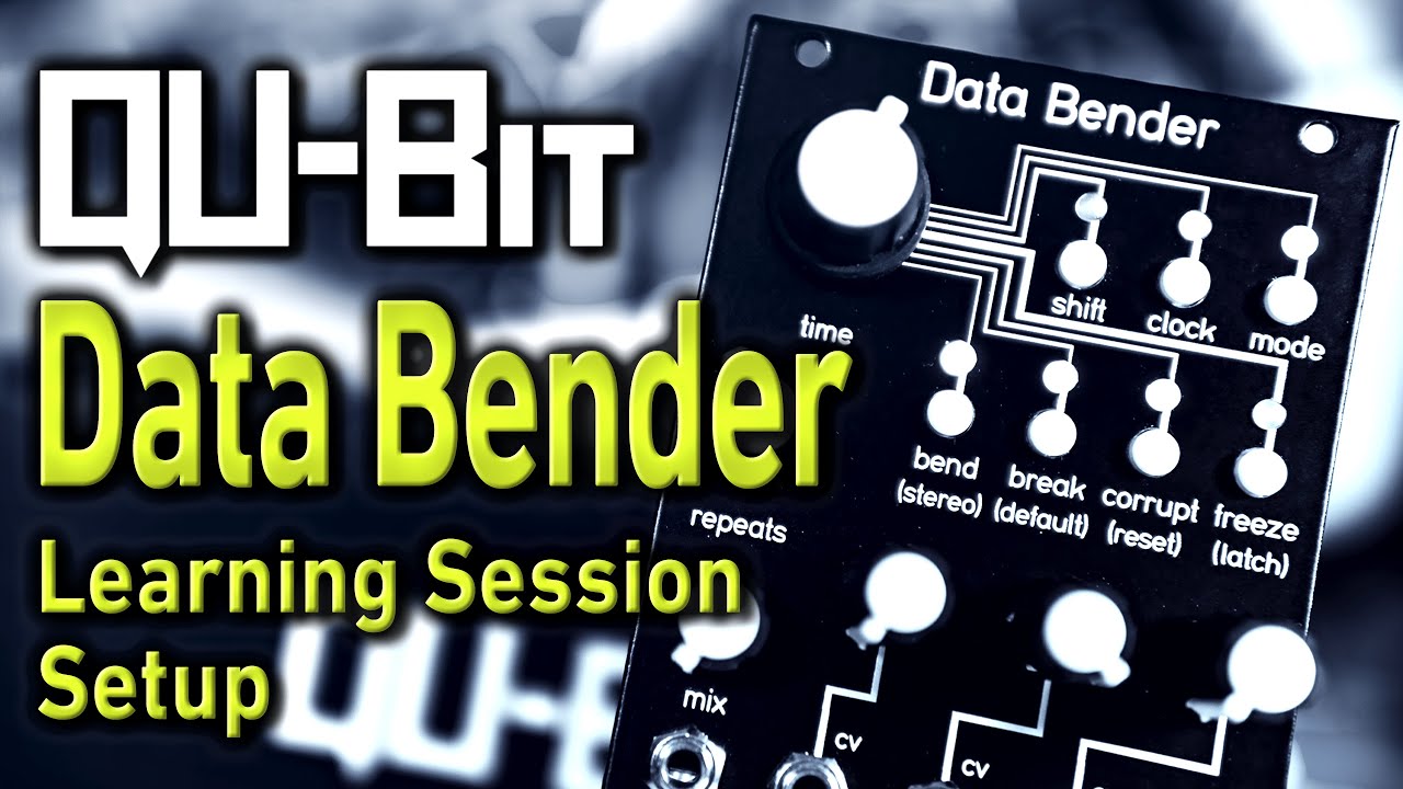 QU-Bit Data Bender Video Manual - Learning Session Setup