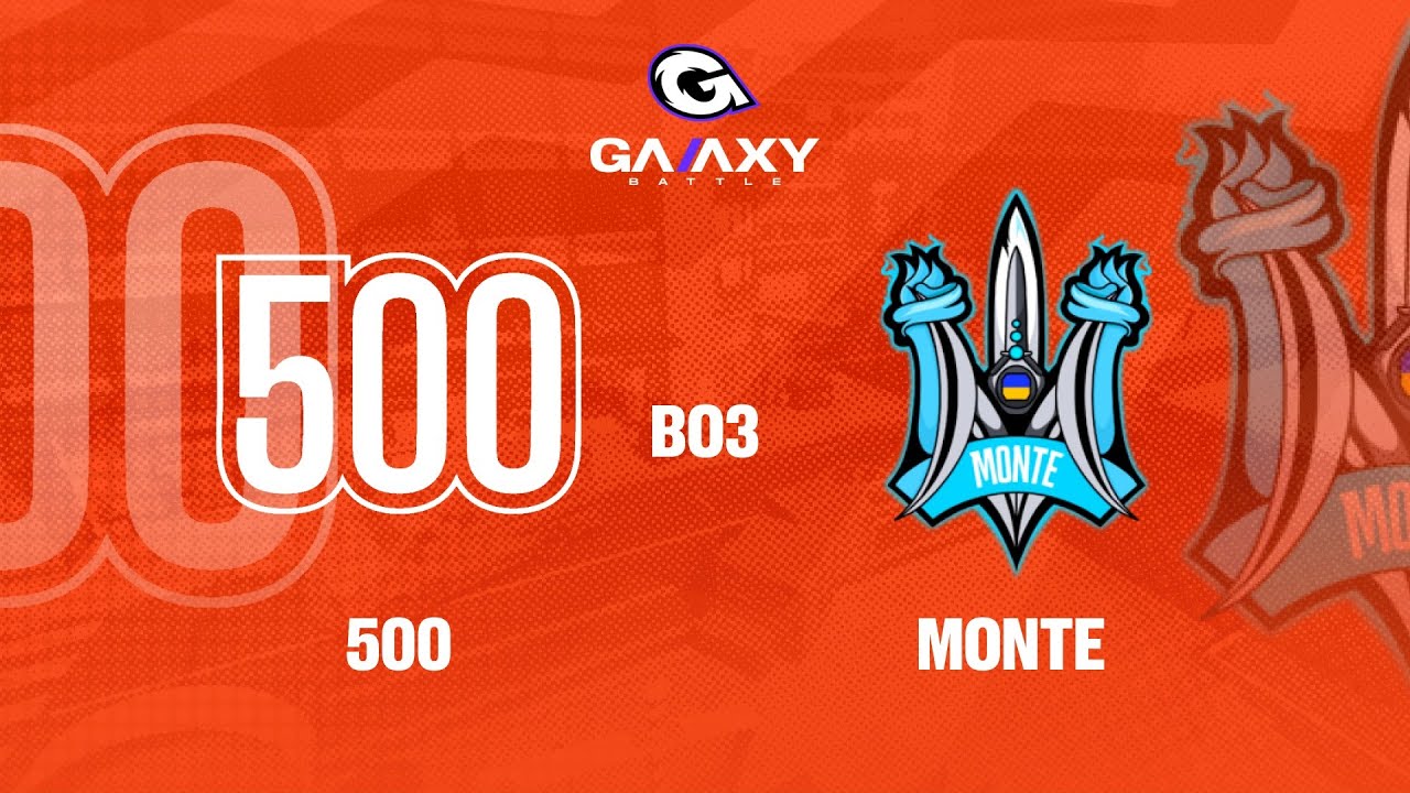 [UA] 500 vs Monte | NODWIN Clutch Series #2 | BO3 | 🎙 @a1dstarcs