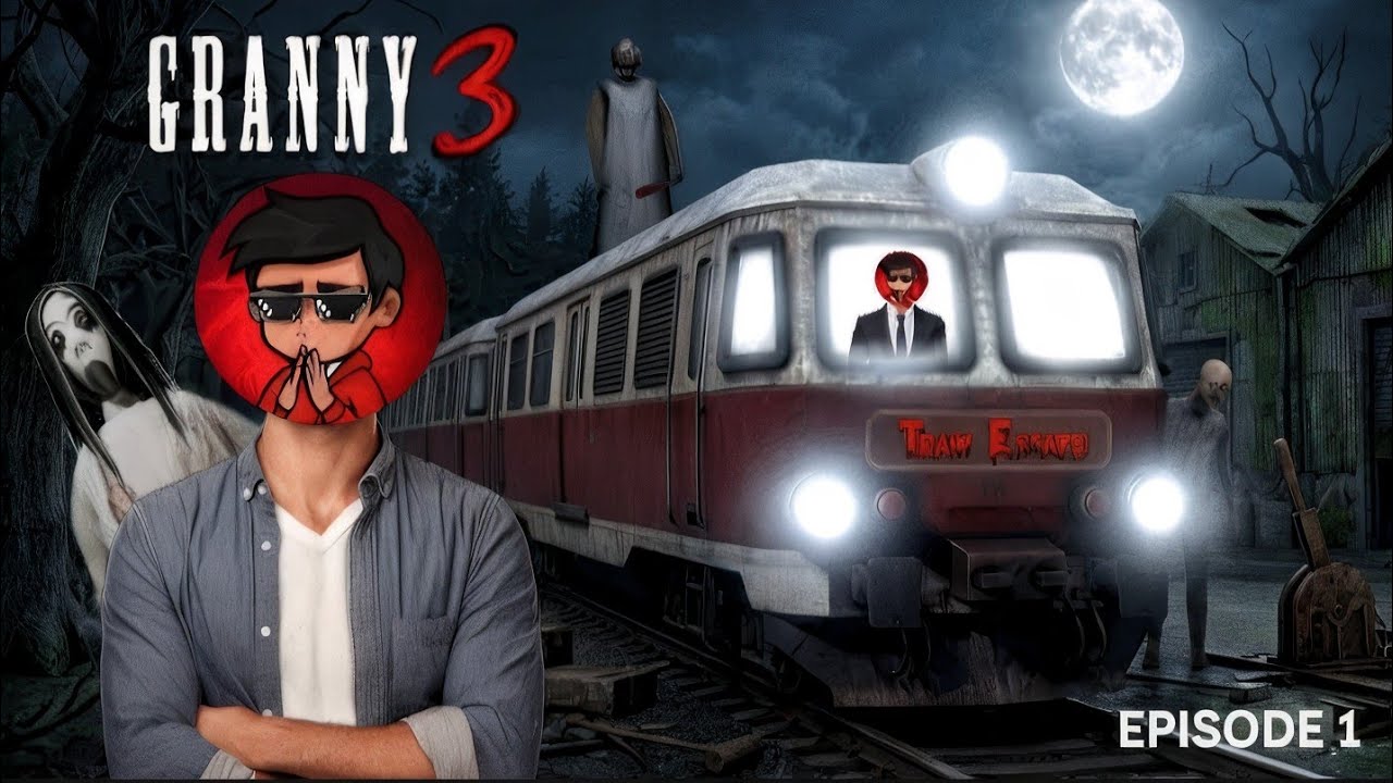 TRAIN ESCAPE FROM GRANNY'S HOUSE 🔥 || EPISODE 1