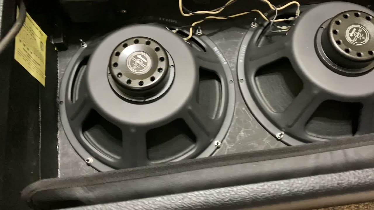 Swap to Jensen 100W Tornado Classic Speakers in Fender Twin Reverb 135 Watt Ultralinear