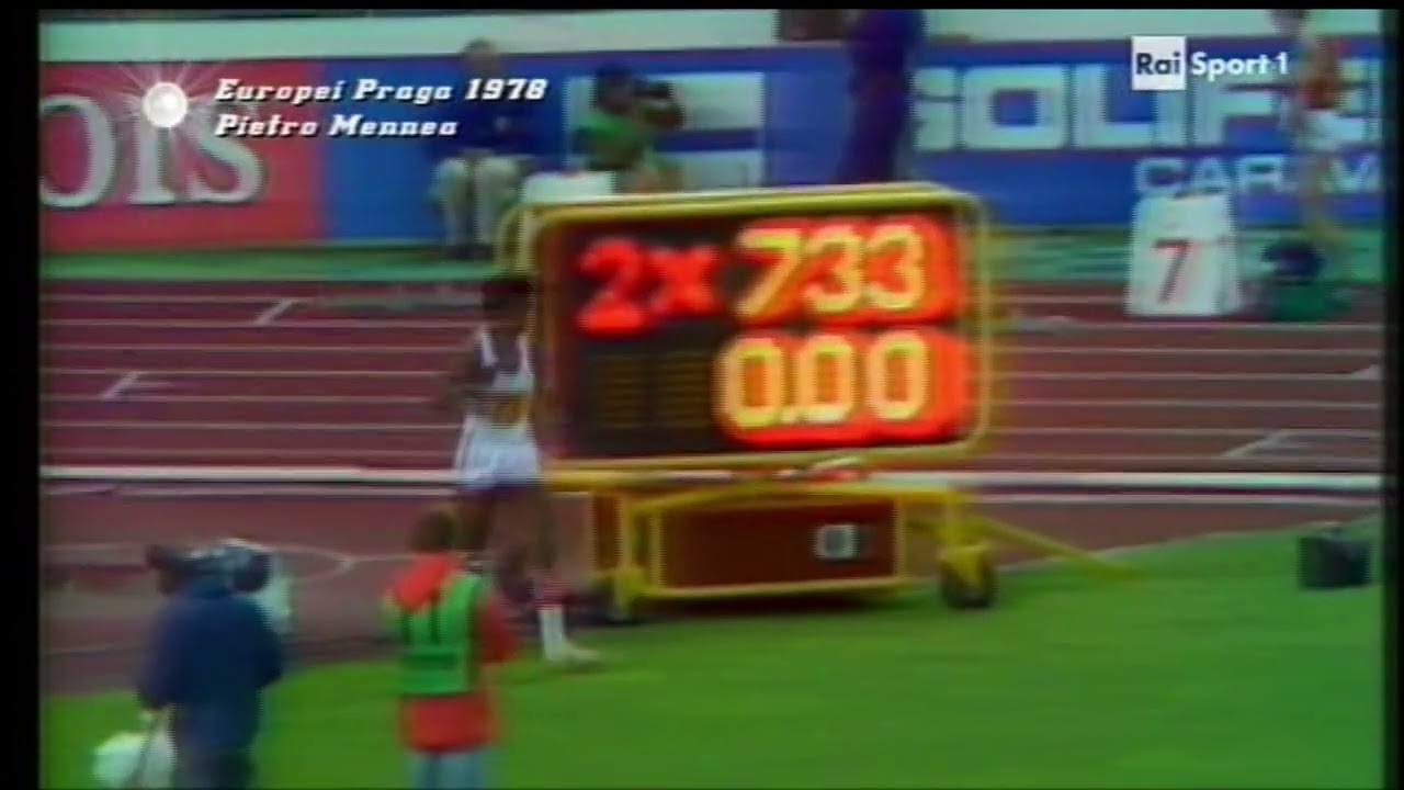 1978   Pietro Mennea Praga   Camp  Europei   200 FINALE