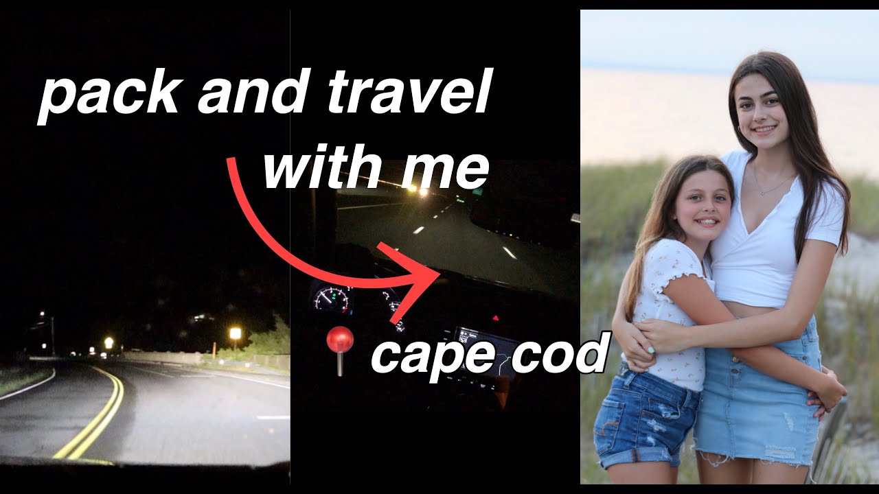 pack and travel with me for a beach vacation (cape cod)