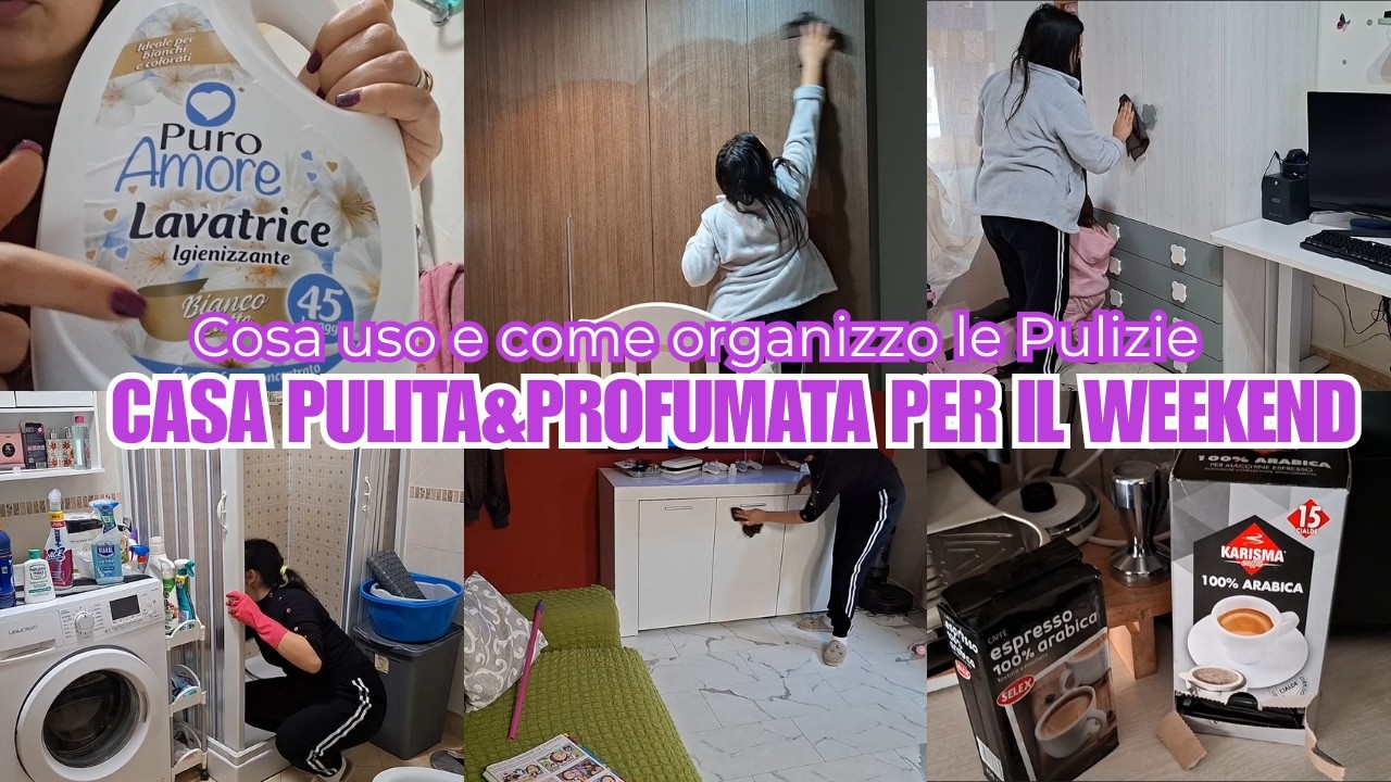 Novità/Pulizie di tutta casa per il WEEKEND/Vi Rispondo mentre Pulisco/Nuovo detersivo/Nuove Cialde