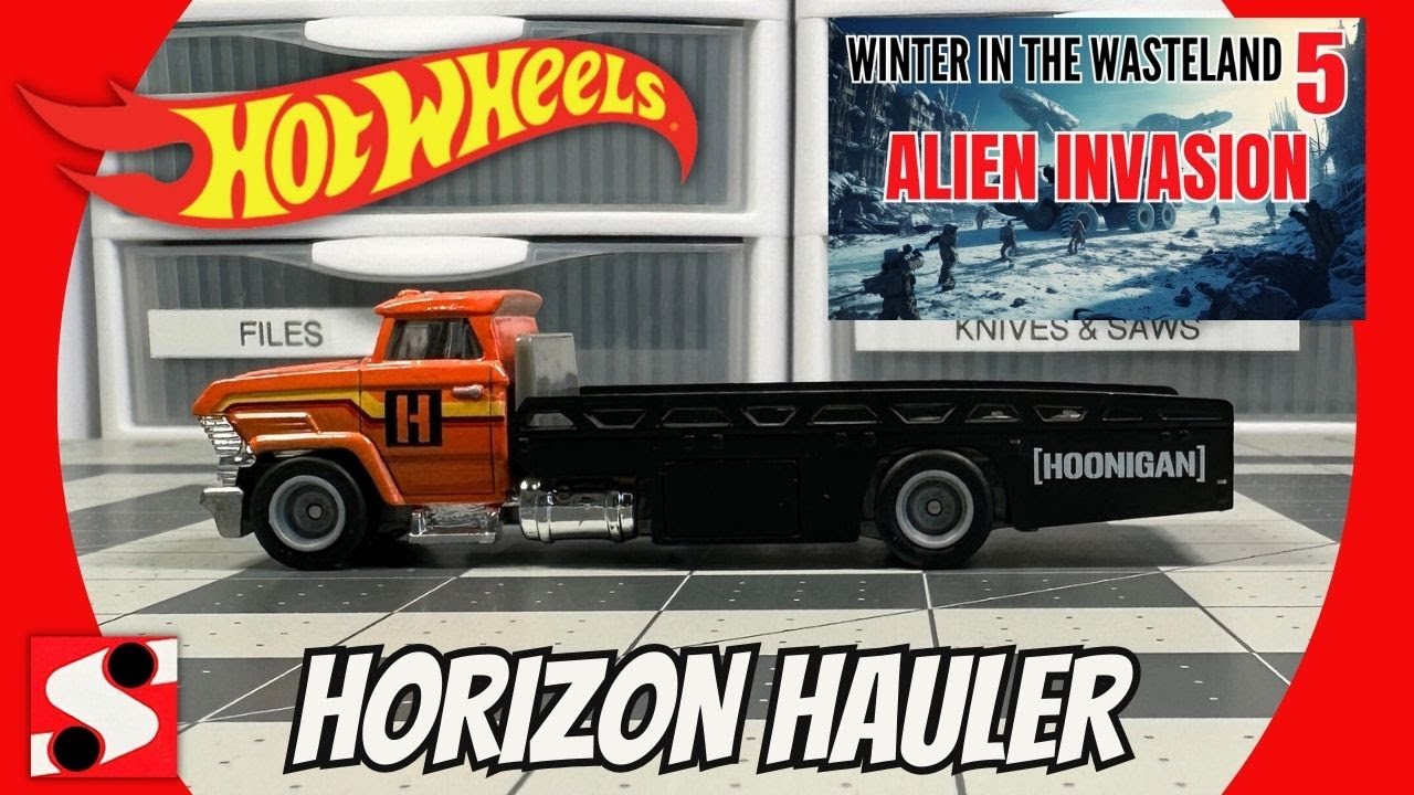Custom Hot Wheels Horizon Hauler – Winter in the Wasteland 5 – Alien Invasion #WITW5