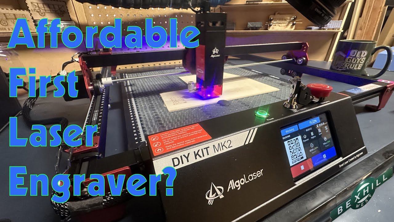 S2 E48 AlgoLaser DIY Kit Mk2 Laser Engraver | First Look | Bexhill West Model Railway