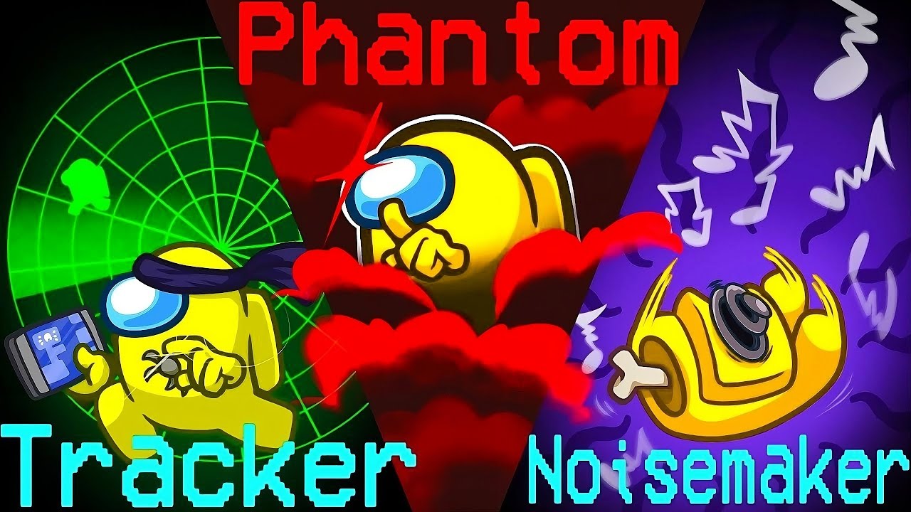 TŘI ŠÍLENÉ NOVÉ ROLE v Among Us 2024! 🤩🚀🍋 Tracker, Phantom a Noisemaker