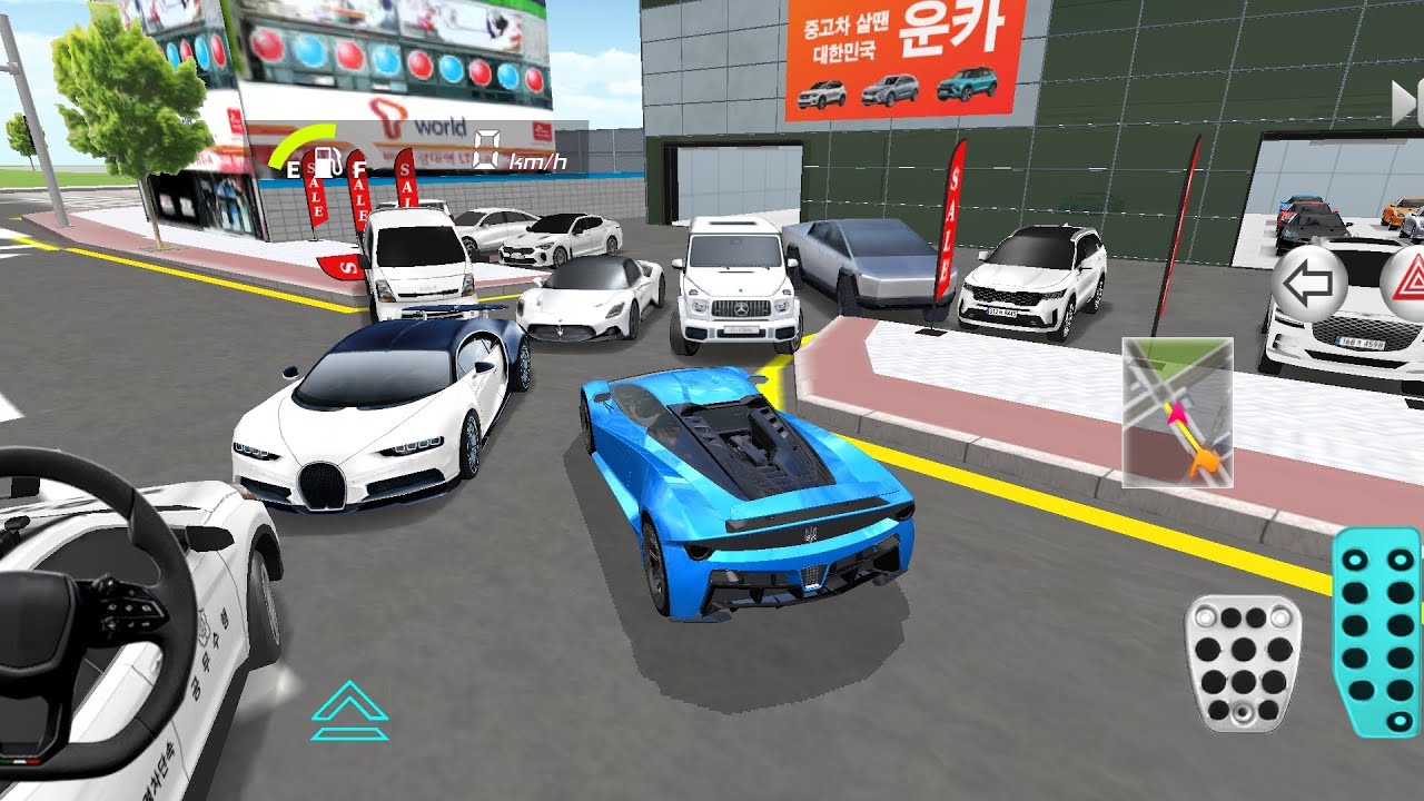 I visit car showroom 🏎️ | | new Mercedes G63 car driving 3D game | #androidgame #automobile #gaming
