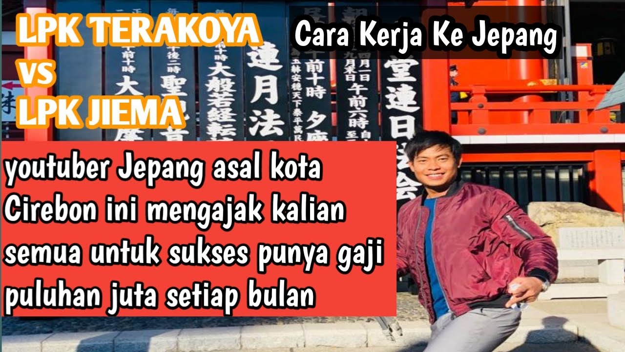 LPK JIEMA DAN LPK TERAKOYA Penyalur Magang Kerja Di Jepang