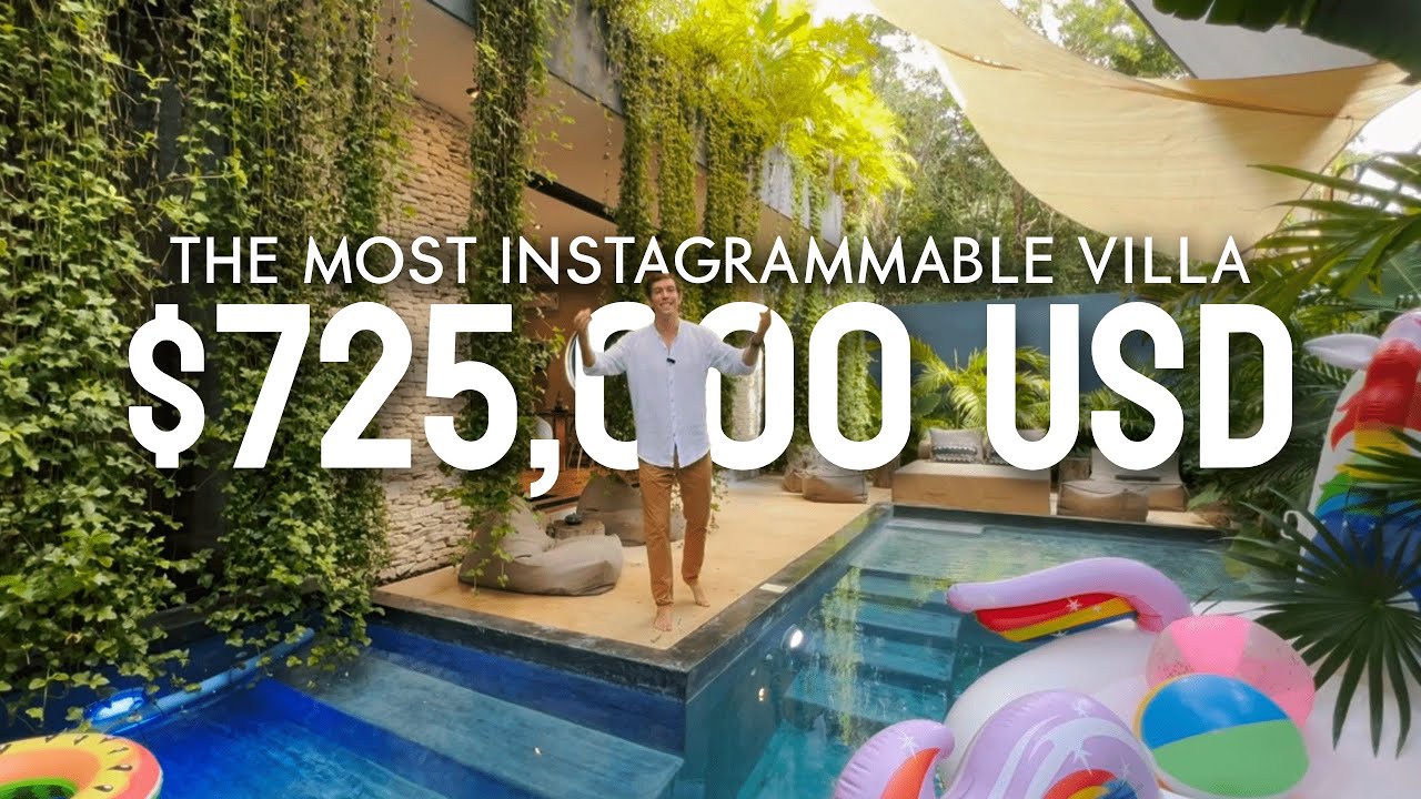 Inside the Most Instagrammable Airbnb | Maison Siscolino | Tulum Real Estate