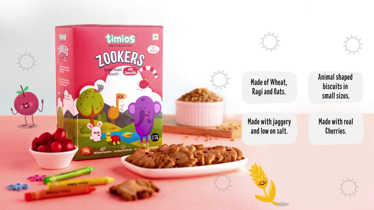 Timios Zookers with Cherry  Bits