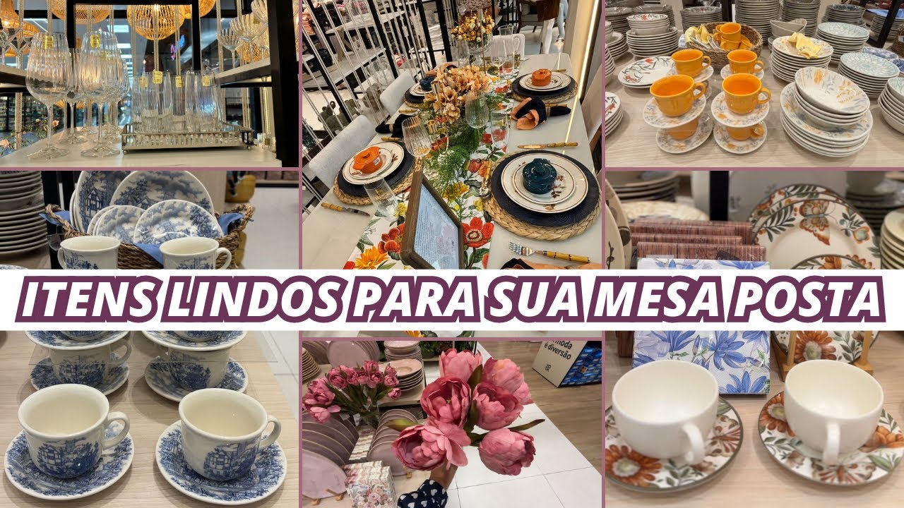 🏡SUA CASA DO SEU JEITINHO COM ITENS PARA SUA MESA POSTA LINDOS✨️