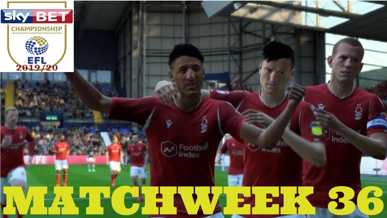 WEST BROM V NOTTINGHAM FOREST: MATCHWEEK 36 