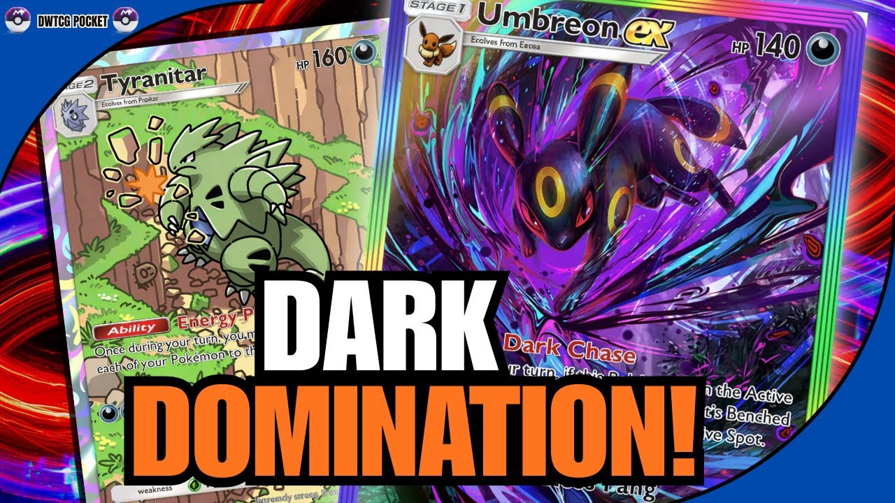This Tyranitar Umbreon Deck Is ABSOLUTELY BRUTAL! | Pokémon TCG Pocket