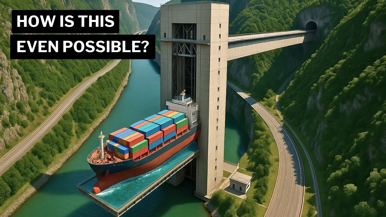 China's INSANE Ship Elevators To Navigate Through Mountains