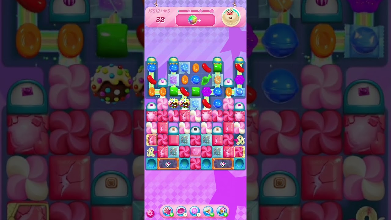Candy Crush Saga level 17511-17512 completed