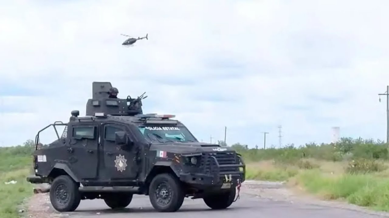 Atacan con Presuntos Explosivos a Policías de Fuerza Civil en Dr Coss, Nuevo León; Hay 3 Heridos