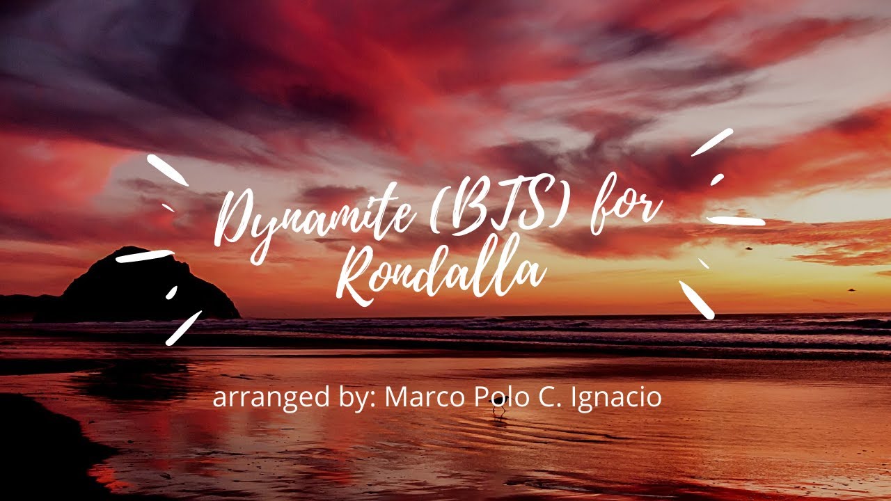 Dynamite (BTS) for Rondalla