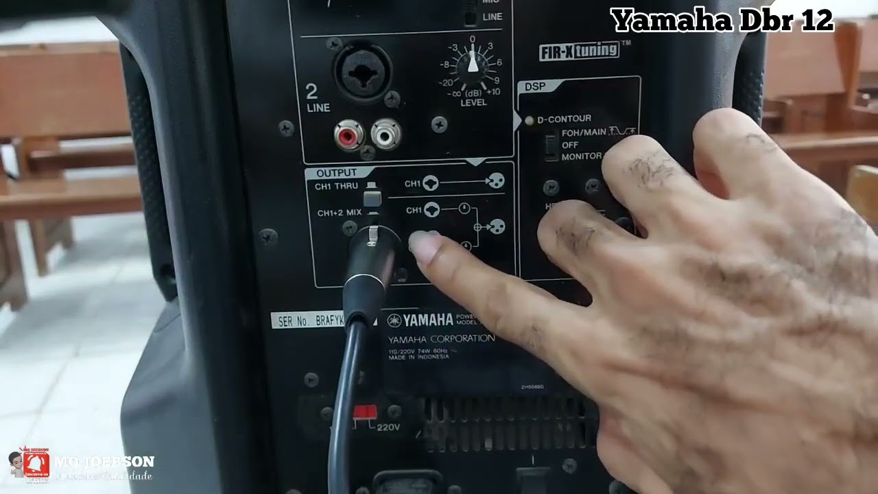 tutorial completo caixa Yamaha Dbr 12 muito potência e clareza no som