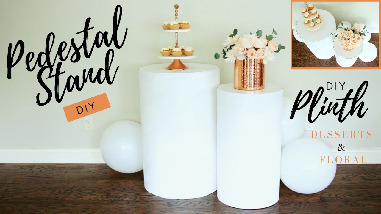 BUILD Your Own DIY Pedestal Stand For Any Celebration
