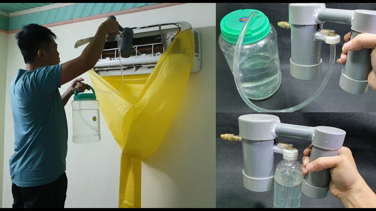 Build a Mini High Pressure Washer using PVC pipe