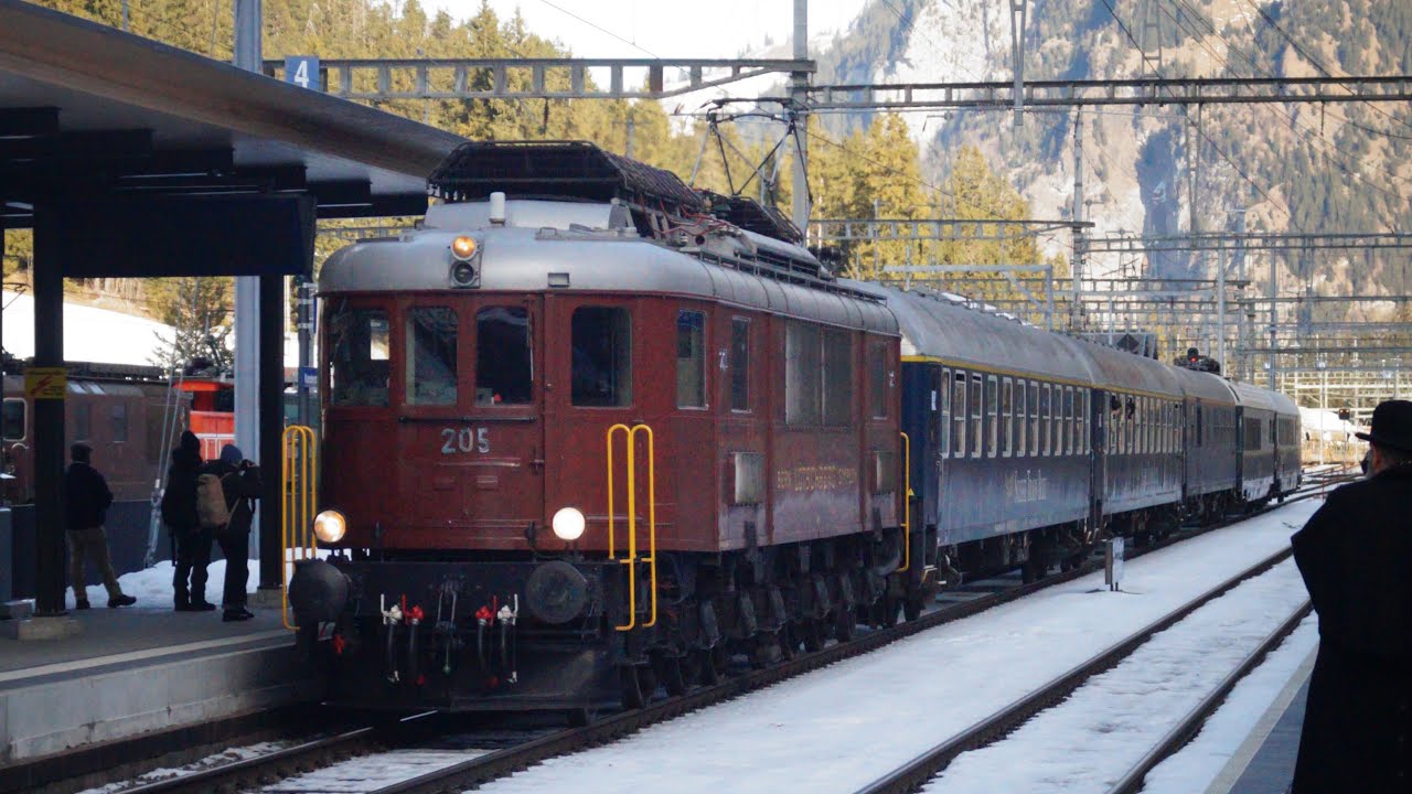 La légende du Lötschberg, l' Ae 6/8 205 au festival Belle Époque de Kandersteg