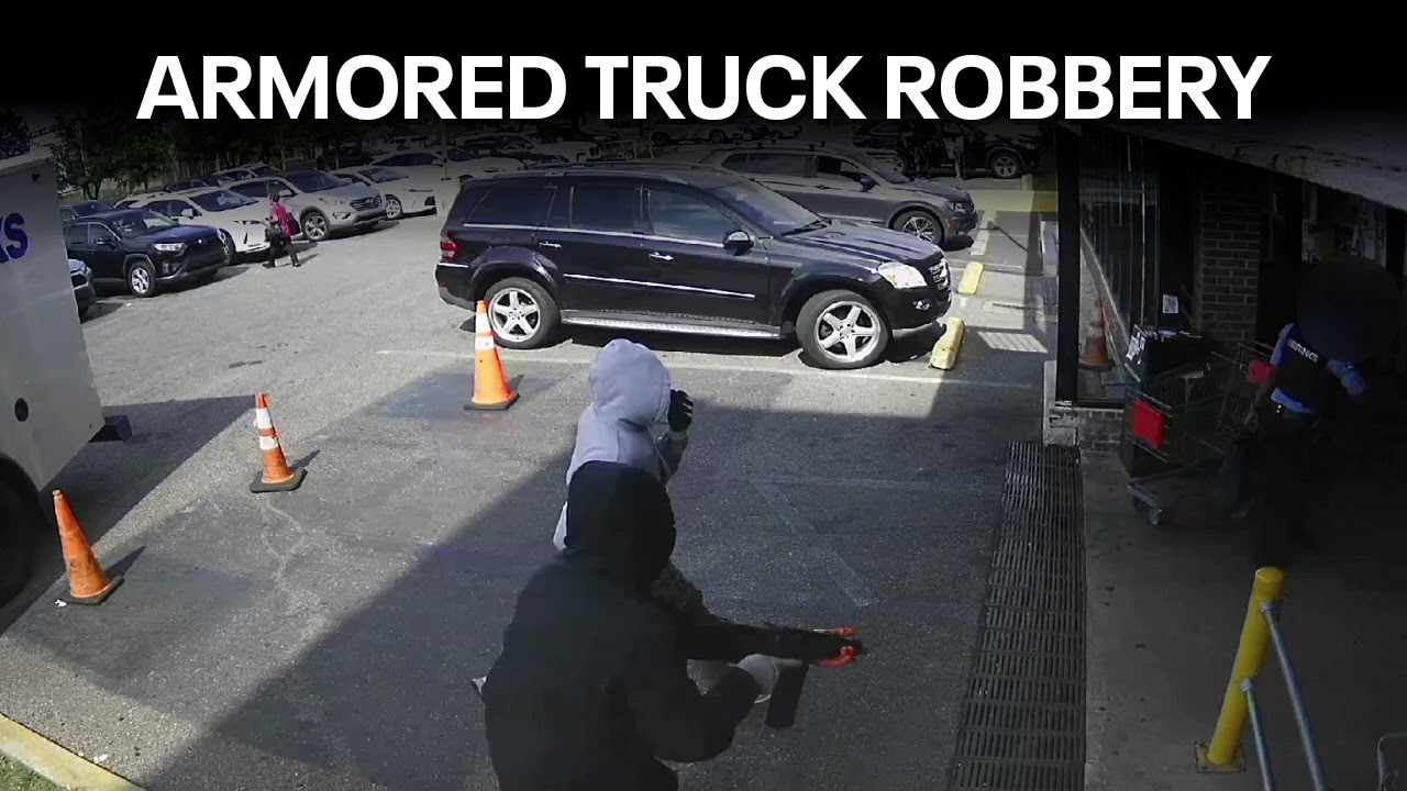 Surveillance video captures armored truck robbery in Cheltenham