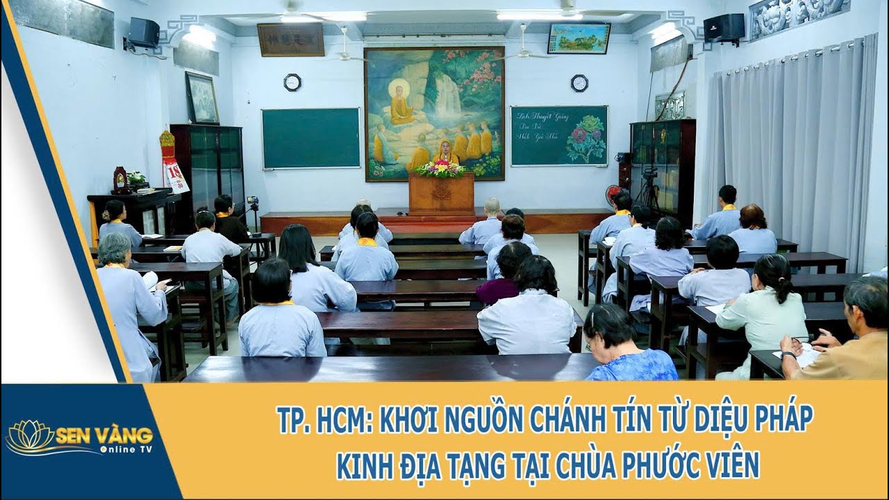 TP. HCM: KHƠI NGUỒN CHÁNH TÍN TỪ DIỆU PHÁP KINH ĐỊA TẠNG TẠI CHÙA PHƯỚC VIÊN